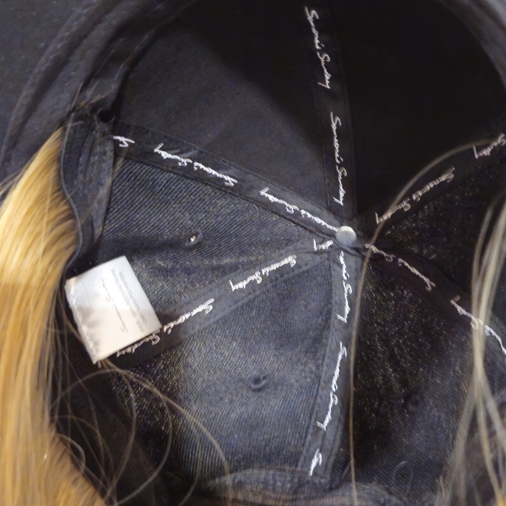 Someone Sunday hat wig with real feeling hair in like new condition Ajustable - Picture 4 of 9